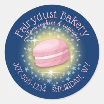 Macaroon koekjesbakkerij, gepersonaliseerd