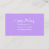 Macaroon macaron franse bakkerij visitekaartje (Achterkant)