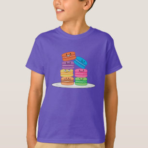 Macaroon Macaroons Cookie Franse zoete dessert T-shirt