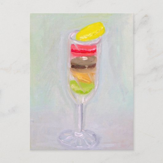 "Macaroon viering" Briefkaart (Voorkant)