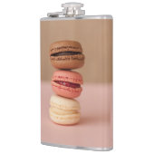 Macaroons aangepaste monogram-kolven heupfles (Links)