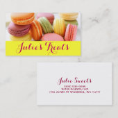 Macaroons Bakkerijkoeken Visitekaartje (Voorkant / Achterkant)
