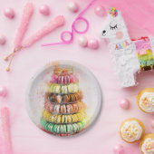 Macaroons Papieren Bordje (Feest)