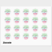 Macaroons Quince Sweet 16 Ronde Sticker (Vel)