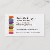 Macaroons Visitekaartje (Achterkant)