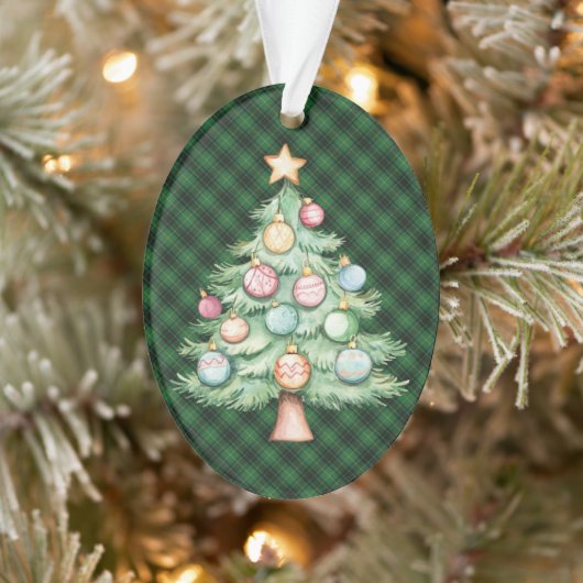 MacArthur Ancient Schotse Tartan Kerstmis Ornament (Boom)