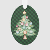 MacArthur Ancient Schotse Tartan Kerstmis Ornament (voorkant)