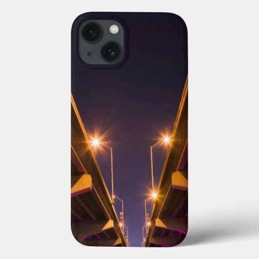 MacArthur Causeway, onderaan gezien bij schemering Case-Mate iPhone Case (Achterkant)