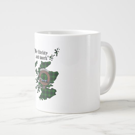 MacArthur Clan Badge Jumbo-Mok Grote Koffiekop (Voorkant rechts)