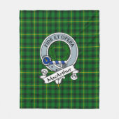MacArthur Clan Badge Schotse ruit Plaid Fleece Deken (Voorkant)