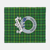 MacArthur Clan Badge Schotse ruit Plaid Fleece Deken (Voorkant (Horizontaal))
