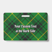 MacArthur Clan Tartan Badge (Achterkant)
