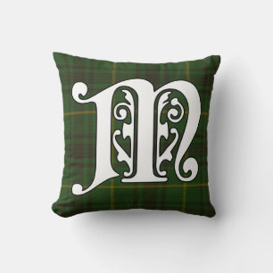 MacArthur Clan Tartan Monogram Kussen