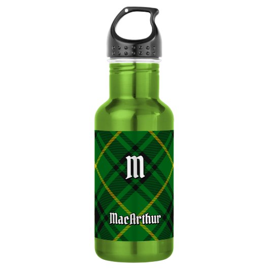MacArthur Clan Tartan Waterfles (Voorkant)