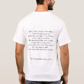 MacArthur - Duty, Honor, Land T-shirt (Achterkant)