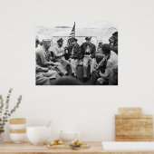 MacArthur en zijn Generals Poster (Keuken)