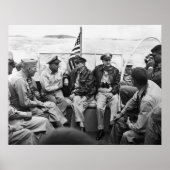 MacArthur en zijn Generals Poster (Voorkant)