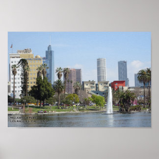 MacArthur Park, Los Angeles Poster