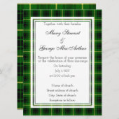 MacArthur Scottish Wedding Invitation Kaart (Voorkant / Achterkant)