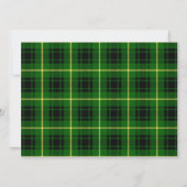 MacArthur Scottish Wedding Invitation Kaart (Achterkant)