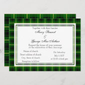 MacArthur Scottish Wedding Invitation Kaart (Voorkant / Achterkant)