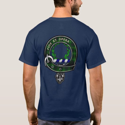 MacArthur Tartan Clan Badge T-shirt (Achterkant)