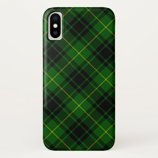 MacArthur tartan groene ruit Case-Mate iPhone Case (Achterkant)