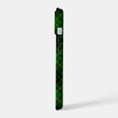 MacArthur-tartan groene ruit iPhone 15 Case (Linkerkant)