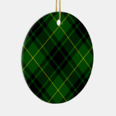 MacArthur tartan groene ruit Keramisch Ornament (Rechts)
