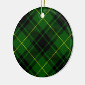 MacArthur tartan groene ruit Keramisch Ornament (Links)