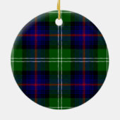 MacArthur tartan groene ruit Keramisch Ornament (Achterkant)
