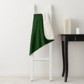 MacArthur tartan groene ruit Sherpa Deken (In situ)