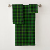 MacArthur tartan groene vleid Bad Handdoek (Insitu)
