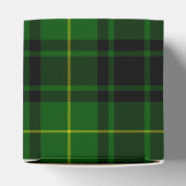 MacArthur tartan groene vleid Bedankdoosjes (Bovenkant)