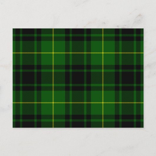 MacArthur tartan groene vleid Briefkaart (Voorkant)