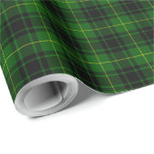 MacArthur tartan groene vleid Cadeaupapier (Rol Hoek)