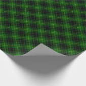 MacArthur tartan groene vleid Cadeaupapier (Hoek)