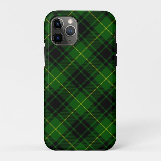 MacArthur tartan groene vleid Case-Mate iPhone Case (Achterkant)