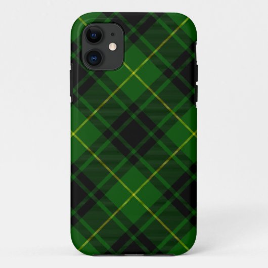 MacArthur tartan groene vleid Case-Mate iPhone Case (Achterkant)