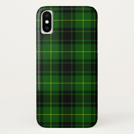 MacArthur tartan groene vleid Case-Mate iPhone Case (Achterkant)