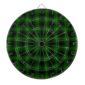 MacArthur tartan groene vleid Dartbord (Voorkant)