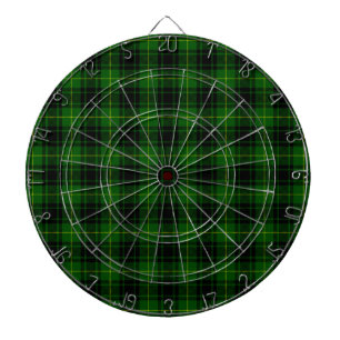 MacArthur tartan groene vleid Dartbord