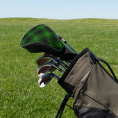 MacArthur tartan groene vleid Golfheadcover (Insitu)