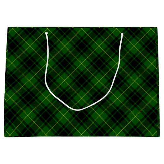MacArthur tartan groene vleid Groot Cadeauzakje (Voorkant)