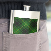 MacArthur tartan groene vleid Heupfles (Voorbeeld)