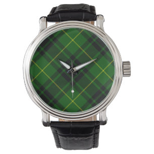 MacArthur tartan groene vleid Horloge