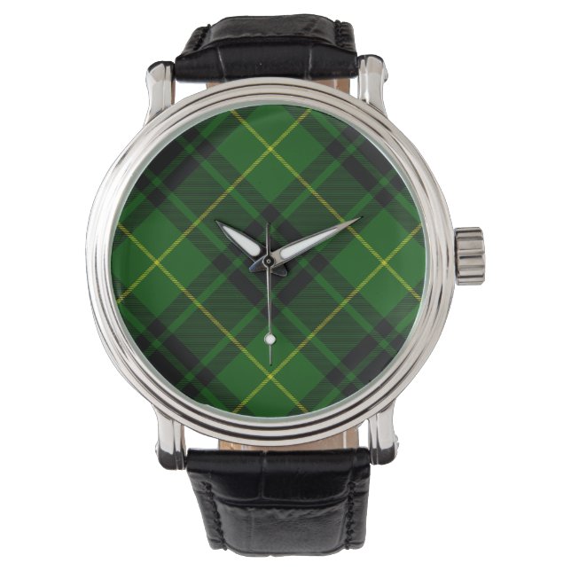 MacArthur tartan groene vleid Horloge (Voorkant)