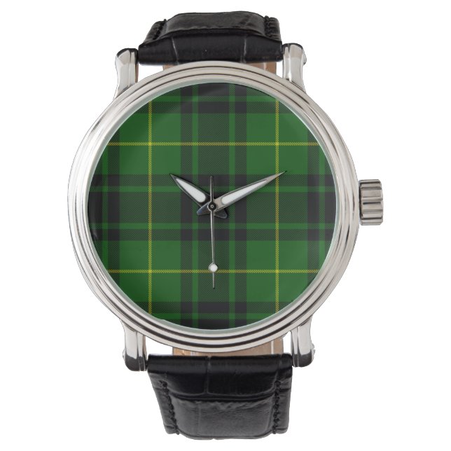 MacArthur tartan groene vleid Horloge (Voorkant)