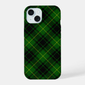 MacArthur tartan groene vleid iPhone 15 Case (Achterkant)
