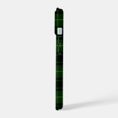 MacArthur tartan groene vleid iPhone 15 Case (Linkerkant)